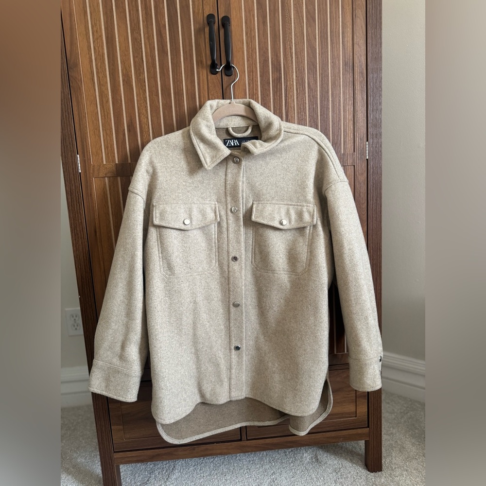 Zara Button Up Shacket